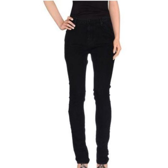 RtA Mid-Rise Skinny Jeans Black Size 25 - Picture 1 of 8
